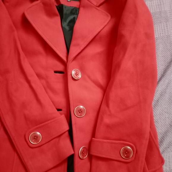 Solid Blazer / Long Coat for winters warm inside Cozy - Picture 3 of 4